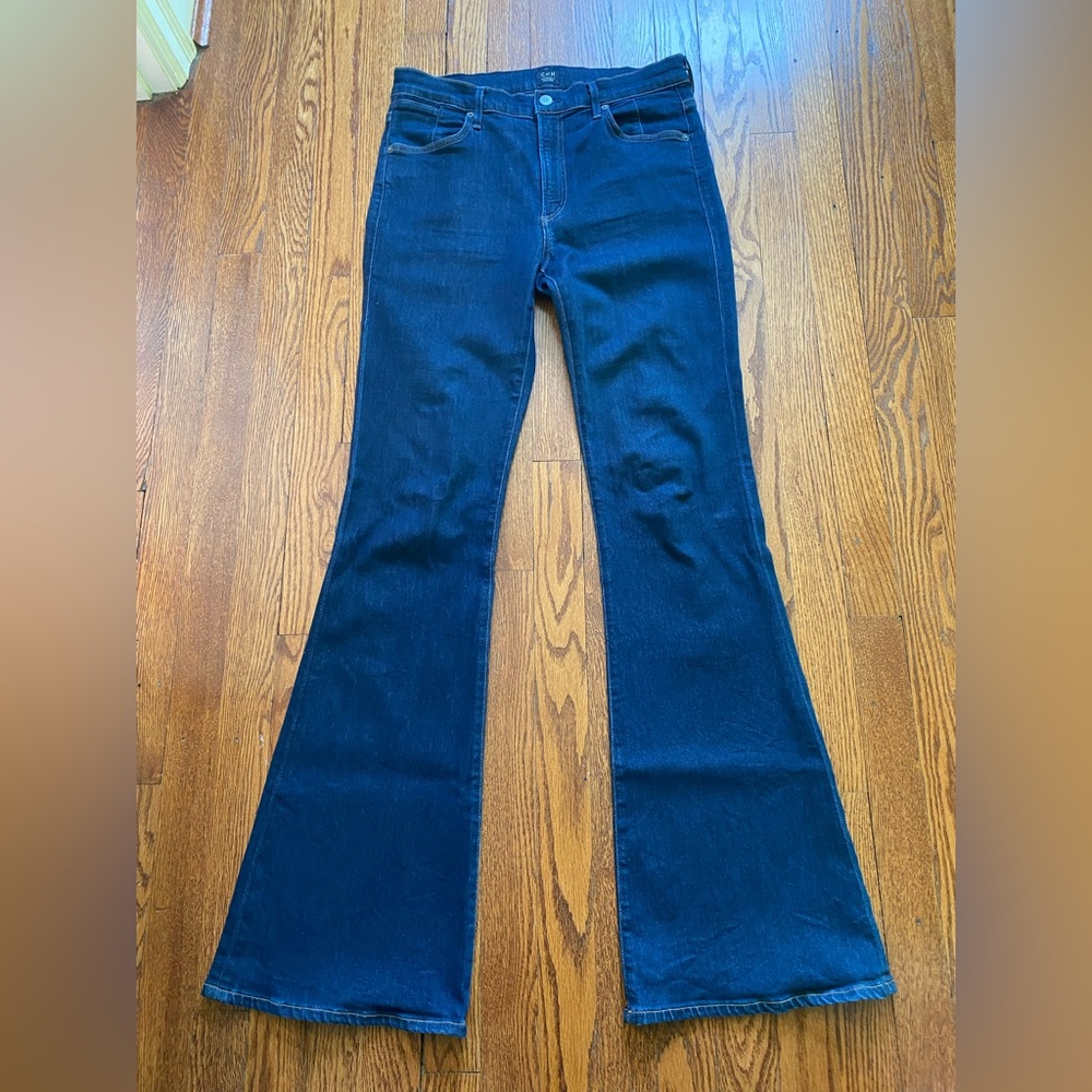 Citizens Of Humanity Dark Blue Fleetwood High-Rise Flare size 31